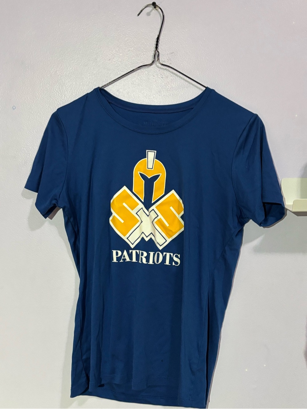 Patriots Graphic Navy Blue Men's T-Shirt